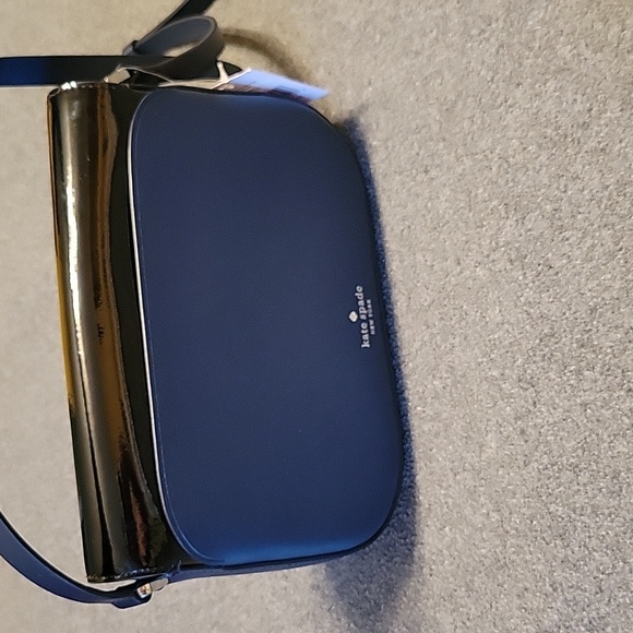 Kate Spade med. flap shoulder/crossbody bag Zibbi nightcap, blue owl - Picture 5 of 13